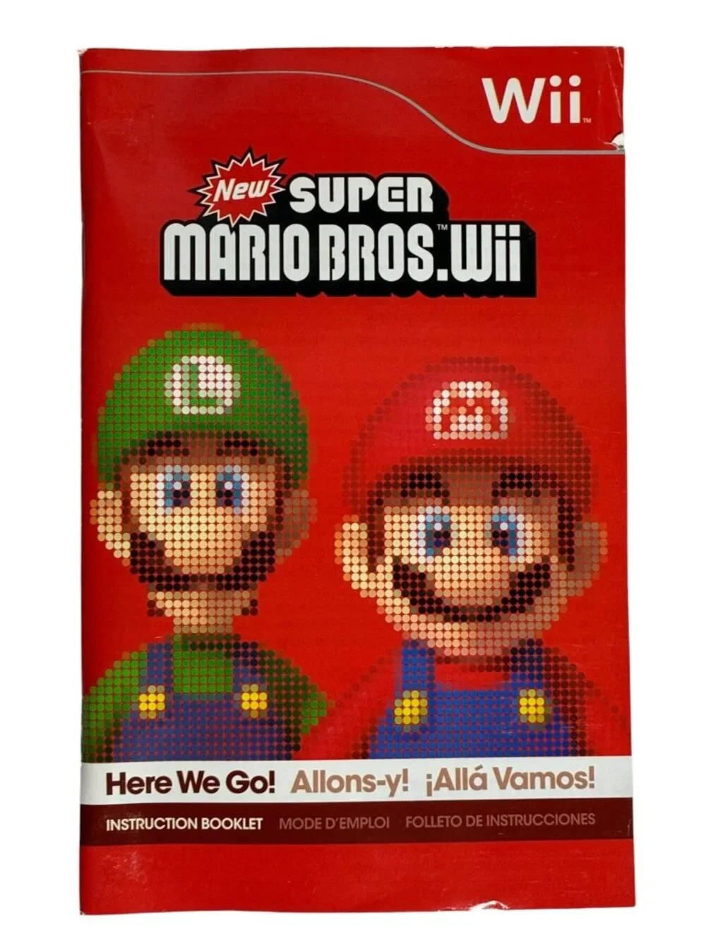New Super Mario Bros Wii Nintendo Complete CIB Tested Game Case Manual 2009